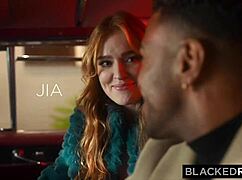 jia says she loves that big black cock in her anal