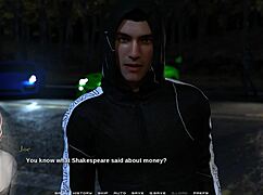 Intense mutual pleasure builds in anime game episode eight