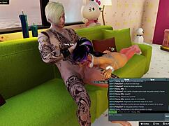 In 3dxchat, Lolivix's boyfriend fucks anime girl's ass while she's away.