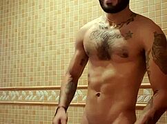 excitement after a hot shower