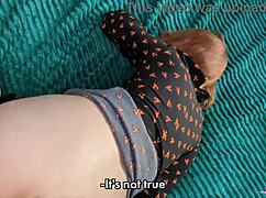 Step mom's friend questioned my sexuality and took my virginity with dirty talk