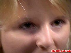 Hey, wanna watch this bound sub get whipped for punishment in close-up?