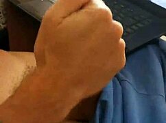 Stepmom surprises me masturbating, helps me cum