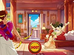 Cupid Bangs Horny Greek Whores in Wild Action