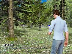 Ripples 36 in the 3d cartoon game with clothes ripped