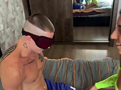 surprise blowjob for boyfriend's big cock, spreading ass 😏