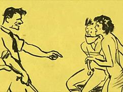 Vintage erotic drawings from antique comics and anime.