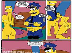 I can’t believe this Simpsons parody cartoon sex, it’s wild!