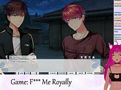 vtuber lewdneko dives into the game f me royally part 1