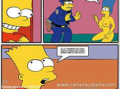 I can’t believe this Simpsons parody cartoon sex, it’s wild!