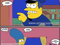 I can’t believe this Simpsons parody cartoon sex, it’s wild!