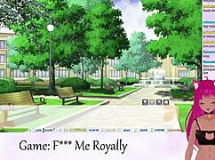 vtuber lewdneko dives into the game f me royally part 1