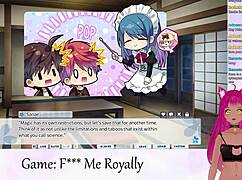 vtuber lewdneko dives into the game f me royally part 1