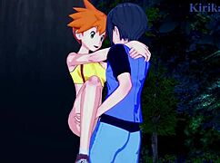 i can't believe misty, kasumi, and may haruka in wild pokémon hentai. their intense sex scenes are unreal!