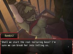 Intense harem gangbang in game