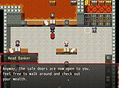 Intense harem gangbang in game