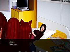 Brunette Milf with Big Ass in 3D Hentai