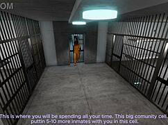 angelicablackwater's prison story begins with a royal bbc monster cock fucking her big tits in hentai style.