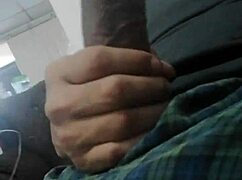 Ever seen such an incredible big Latino cock jerking off?