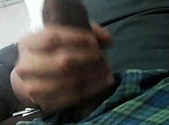 Ever seen such an incredible big Latino cock jerking off?