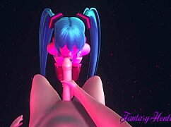 hentai 3d pov compilation with blowjobs and boobjobs in japanese manga style.