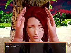 Redhead amateur with small tits homemade suggestive family scene