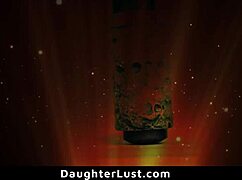 God And Demon Swap Stepdaughters For Halloween Fucking