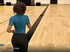 Meeting the new assistant coach in WVM 152 erotic cartoon