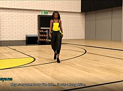 Meeting the new assistant coach in WVM 152 erotic cartoon