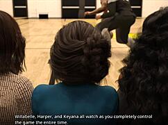 Meeting the new assistant coach in WVM 152 erotic cartoon