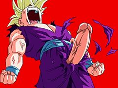 Bulma Adventure 4 - Mr Satan Watches Miss Piiza Pizza Gangbanged at Cell Games.