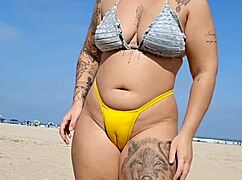 He Begs For Blowjob On Beach!