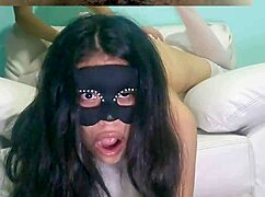 my friend torturing me with huge dildo 😈