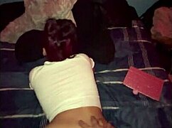 Intense Creampie on Birthday with Big Black Cock