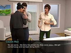 What happens when the sexy anime girl nurses back to pleasure in this hentai?