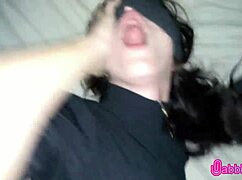 I was tied up blindfolded, escaped, and moaned loudly with gabbie and rennan.