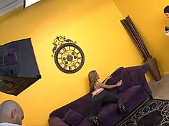 Horny latina slut displays whale tail panties