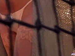 uhh, can’t believe this stockinged milf babe is just eatin’ dick outdoors like that!