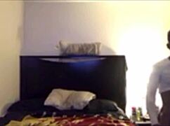 Muscular Bodybuilder's Intense Booty Workout