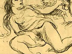 vintage erotic cartoon illustrations