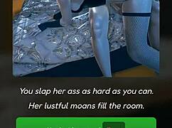 Confined with the twins and goth in horny hentai game