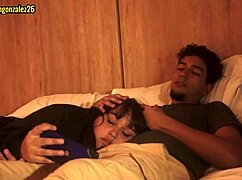 Watching netflix with stepsister leads to mouth action almost caught 😏