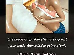 Confined with the twins and goth in horny hentai game