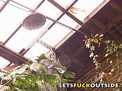 Milf faith leone suggests fucking outside in a bath