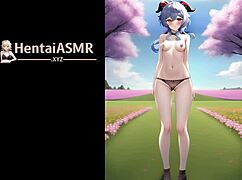 Watch this blue-haired hentai slut in cosplay casting love spells in an anime visual journey.