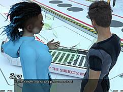 Stranded in Space 7 - Red Haired Step Sister in Shower