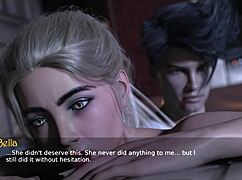 3D Cartoon Girl Shows Big Tits and Ass in Game