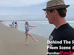 I creampied this 19yo blonde's big natural tits at home.