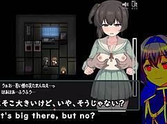 Hey, playing Kamikakushi with machine subtitles, crossdressing hentai fun on the ranch.