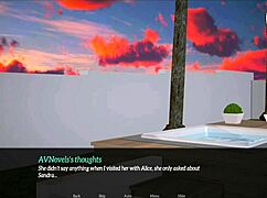 in my new family cartoon, the redhead gets her ass and tits played with